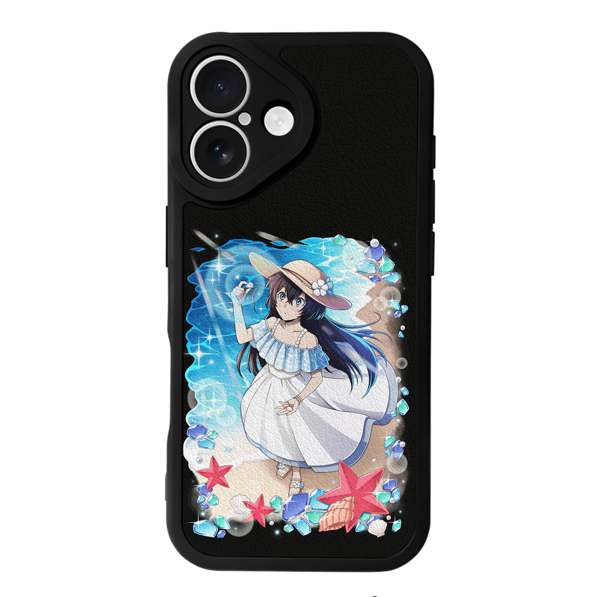 （画像用） 文豪ストレイドッグス Bungo Stray Dogs 【iPhone 16シリーズ対応】シリコンスマホケース（レザー調） 材質：シリコン